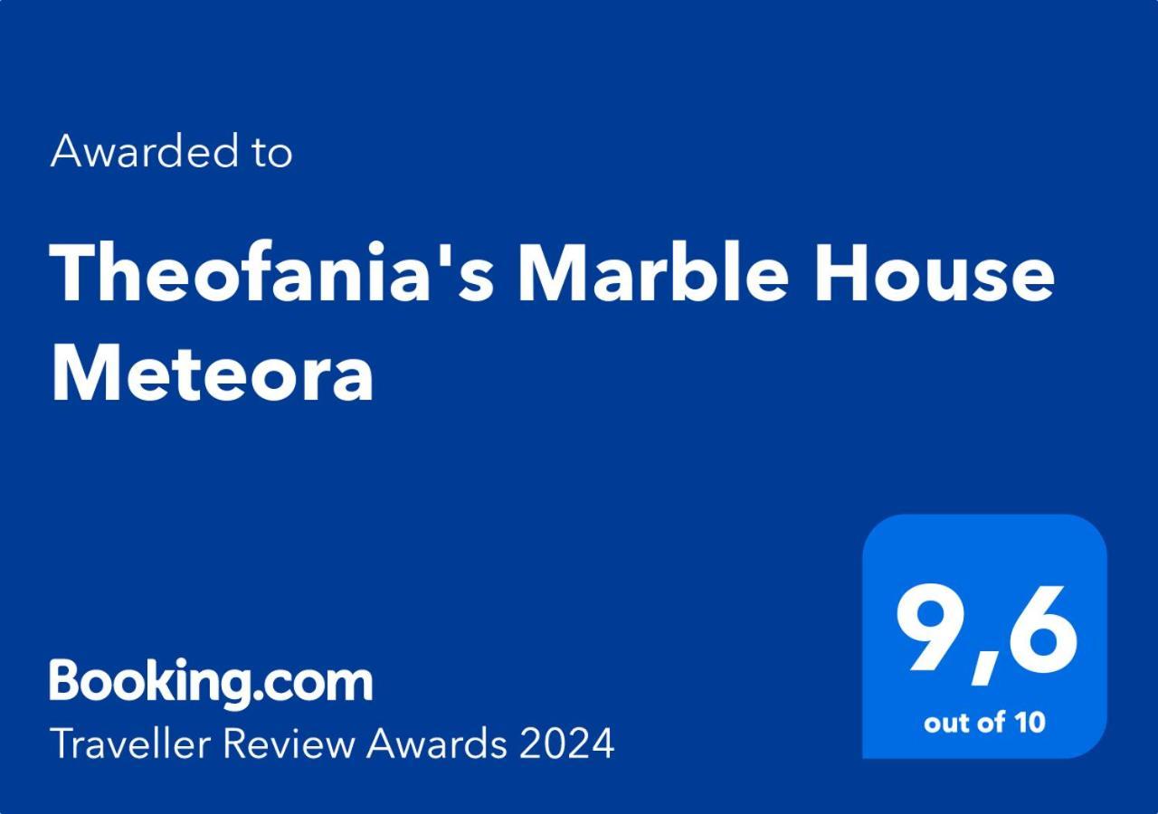 Ferienwohnung Theofania'S Marble House Meteora Kastraki Exterior foto